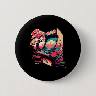 Video Game Arcade 1 6 Cm Round Badge