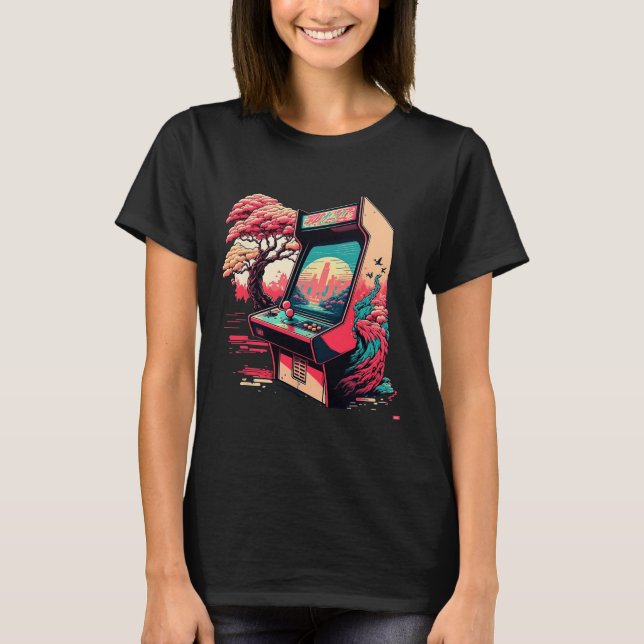 Video Game Arcade 1  T-Shirt (Front)