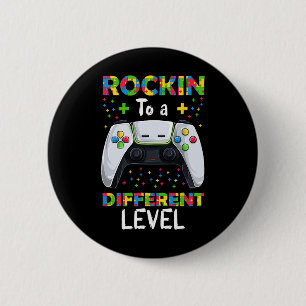 Video Game Autism Awareness Shirt Toddler Autistic 6 Cm Round Badge