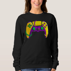 Video Game Beads Kids Mardi Gras Shirts, Gamer Boy Sweatshirt