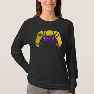 Video Game Beads Kids Mardi Gras Shirts, Gamer Boy T-Shirt