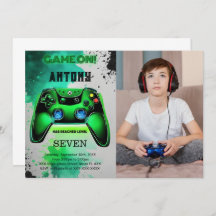 Video Game Birthday Photo