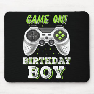 Video Game Boy Birthday Party Decorations Time To  Mouse Pad