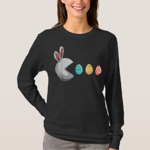 Video Game Bunny Eat Eggs Gamer Kids Boys Adult Ea T-Shirt