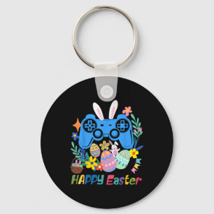 Video Game Bunny Eggs Costume Easter Day Boys Kids Key Ring