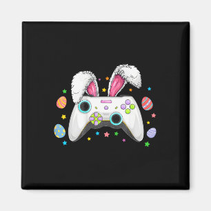 Video Game Bunny Eggs Costume Easter Day Boys Kids Magnet