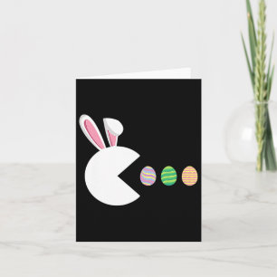 Video Game Bunny Eggs Easter Gamer Kids Boys Men G Card