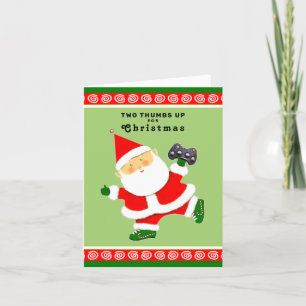 Video Game Christmas Holiday Card