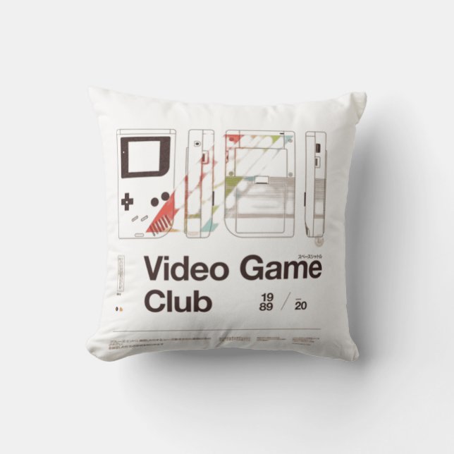 Video Game Club  Cushion (Front)