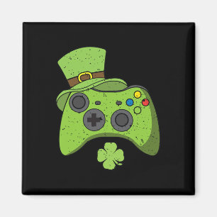Video Game Console St Patricks Day Kids Gamers Magnet
