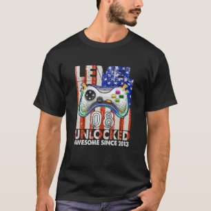 Video-Game Controller 4Th Of July Gaming American T-Shirt