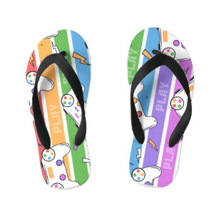 Video Game Controller Birthday Party Kid's Jandals