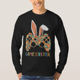 Video Game Controller Bunny Gamer Boys Mens Happy T-Shirt