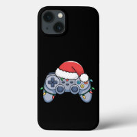 Video Game Controller Christmas Santa Hat Gamer