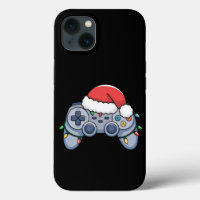 Video Game Controller Christmas Santa Hat Gamer