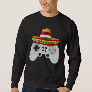 Video Game Controller Cinco de Mayo Fiesta Gamer B Sweatshirt