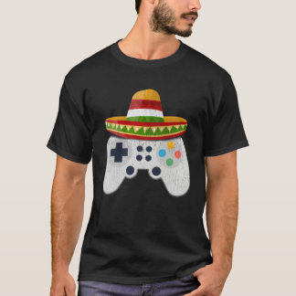 Video Game Controller Cinco de Mayo Fiesta Gamer B T-Shirt