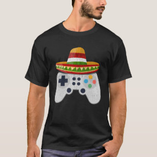 Video Game Controller Cinco de Mayo Fiesta Gamer B T-Shirt