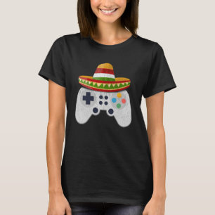 Video Game Controller Cinco de Mayo Fiesta Gamer B T-Shirt