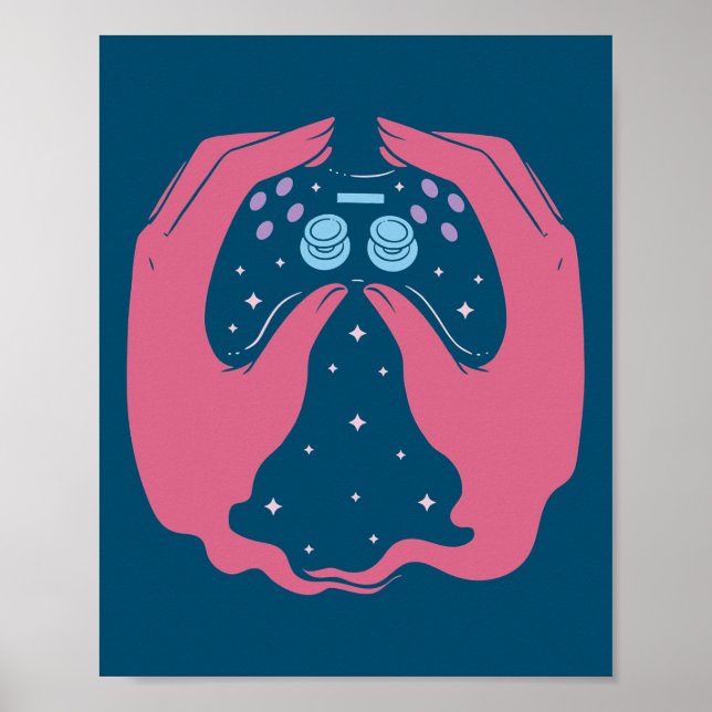 Video Game Controller Constellation  Poster (Front)