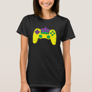 Video Game Controller Gamer E Sports Mardi Gras Me T-Shirt