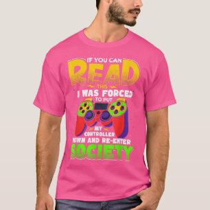 Video Game Controller Gamer Tees Funny Gaming Men