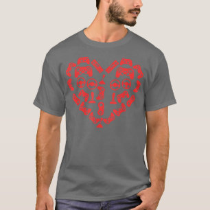 Video-game Controller Heart Valentines Day Cool Ga T-Shirt