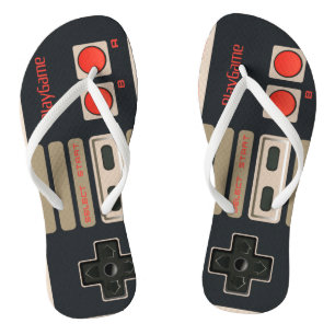 Video game controller jandals