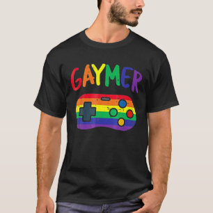 Video Game Controller Lgbt Pride Gay Gamer T-Shirt