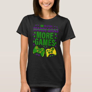 Video Game Controller Mardi Gras Costume Gamer Kid T-Shirt