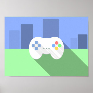 Video Game Controller Poster