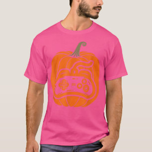 Video Game Controller Pumpkin Thanksgiving Gaming T-Shirt