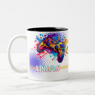 Video Game Controller Two-Tone Coffee Mug