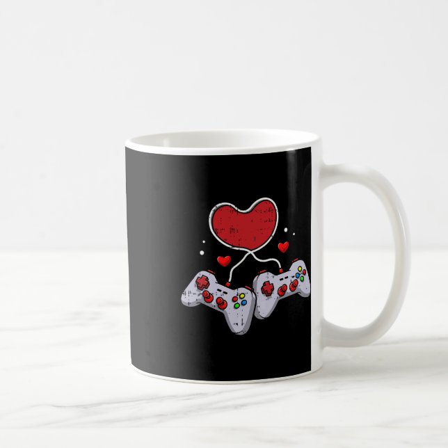 Video-game Controller Valentines Day Cool Gaming G Coffee Mug (Right)