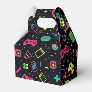 Video Game Controllers and Toys Pattern  Favour Box