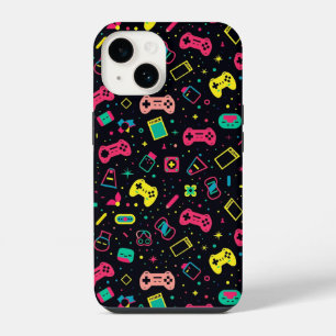 Video Game Controllers Pattern iPhone 14 Case