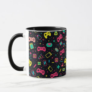 Video Game Controllers Pattern  Mug