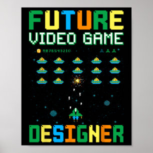 Video Game Designer For Kids1 Poster