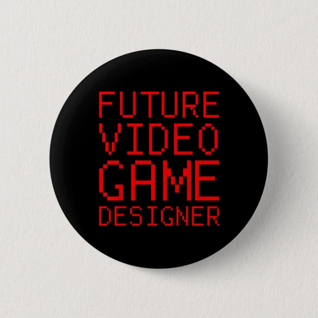 Video Game Designer Kid's  6 Cm Round Badge (Front)