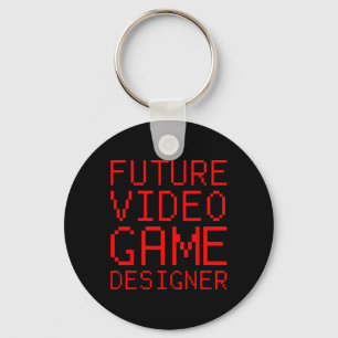 Video Game Designer Kid's Key Ring