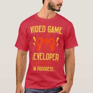 Video Game Developer In Progress Programmer Game M T-Shirt