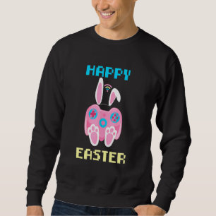 Video Game Easter Bunny Gaming Controller Gamer Bo Sweatshirt