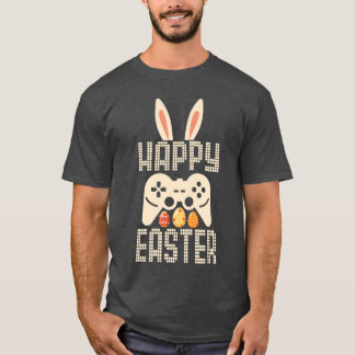 Video Game Easter Bunny Gaming Controller Gamer Bo T-Shirt