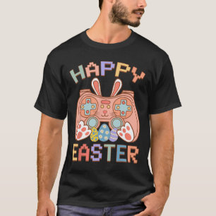 Video Game Easter Bunny Gaming Controller Gamer Bo T-Shirt