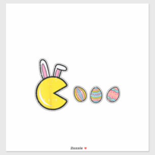 Video Game Eating Easter Eggs Retro Gamer Men Boys