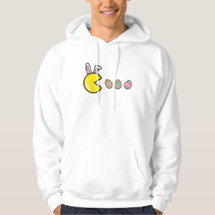 Video Game Eating Easter Eggs Retro Gamer Men Boys Hoodie