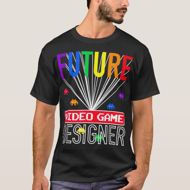 Video Game  Future Video Game Designer Kids Tshirt (Front)