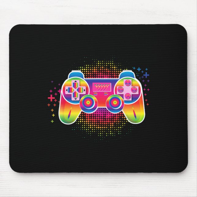 Video Game Gamer Controller  Mouse Pad (Front)