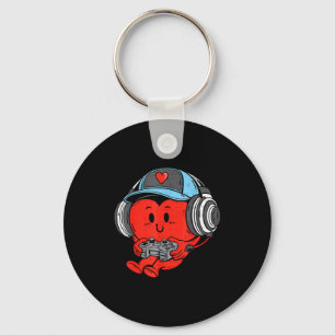 Video Game Gamer Heart Valentines Day Gaming Boys  Key Ring