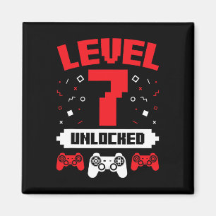 Video Game Gaming Birthday 7 Year Old Gamer Gift 1 Magnet